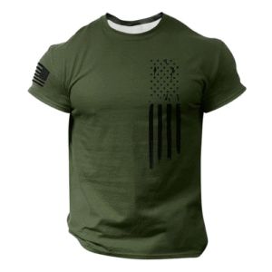 Generic Mens American Flag Graphic T-Shirts